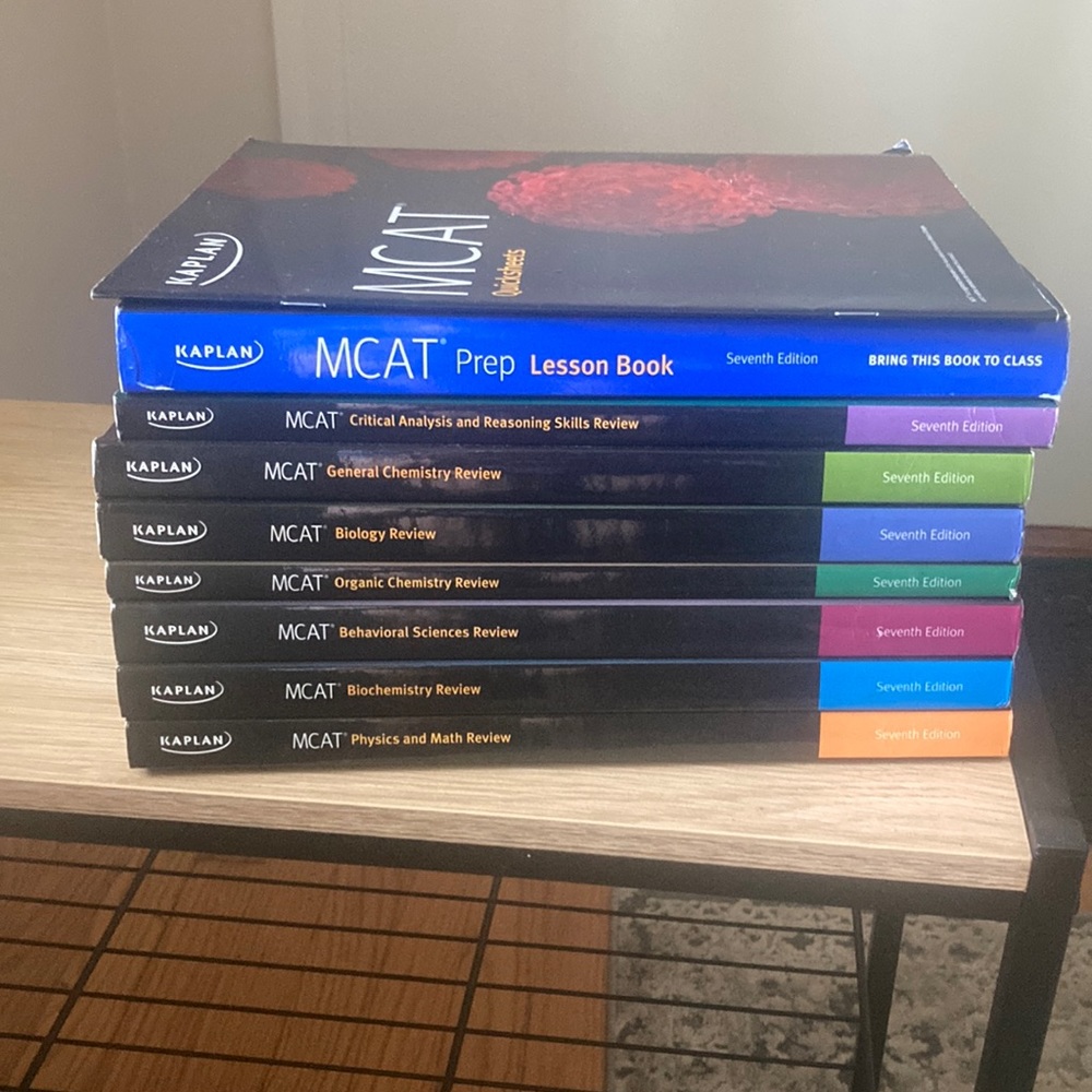 Complete Kaplan MCAT book set